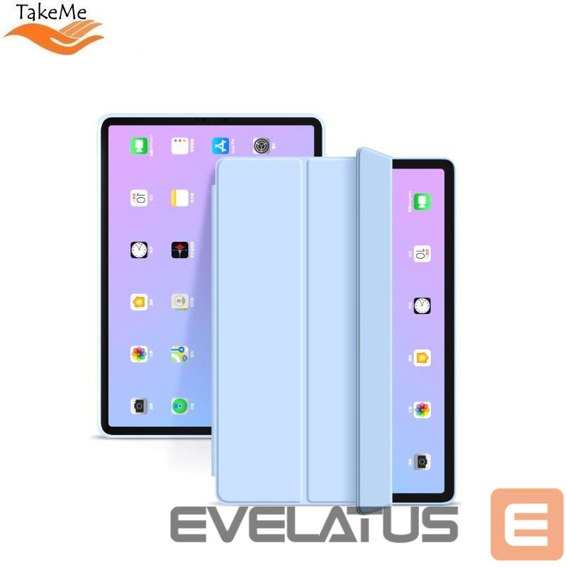 Kaaned TakeMe Smart Slim Tablet PC book case with stand for Apple iPad Air 4 10.9" (2020) Sky Blue