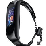 Rihm iLike  Metal band bracelet strap for Xiaomi Mi Band 6 / 5 / 4 / 3 Black