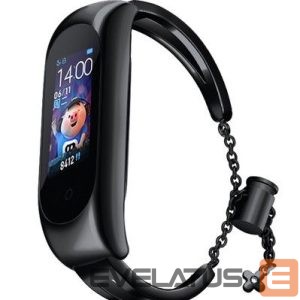 Rihm iLike  Metal band bracelet strap for Xiaomi Mi Band 6 / 5 / 4 / 3 Black