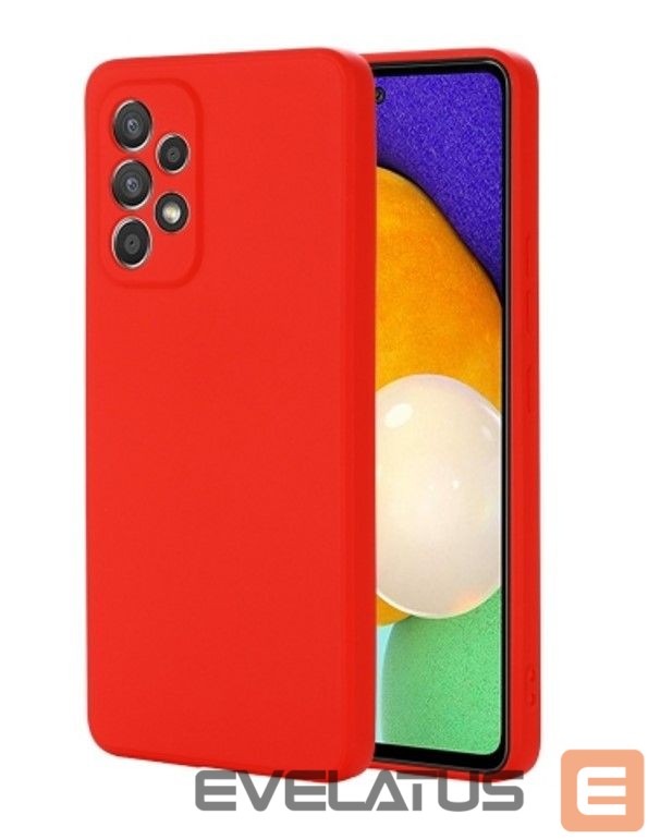 Tagakaaned iLike Samsung Galaxy A53 5G (A536U) Soft feeling silicone case Red