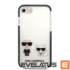 Tagakaaned Karl Lagerfeld Apple iPhone 7/8/SE2020/SE2022 TPE Karl and Choupette Kryt White