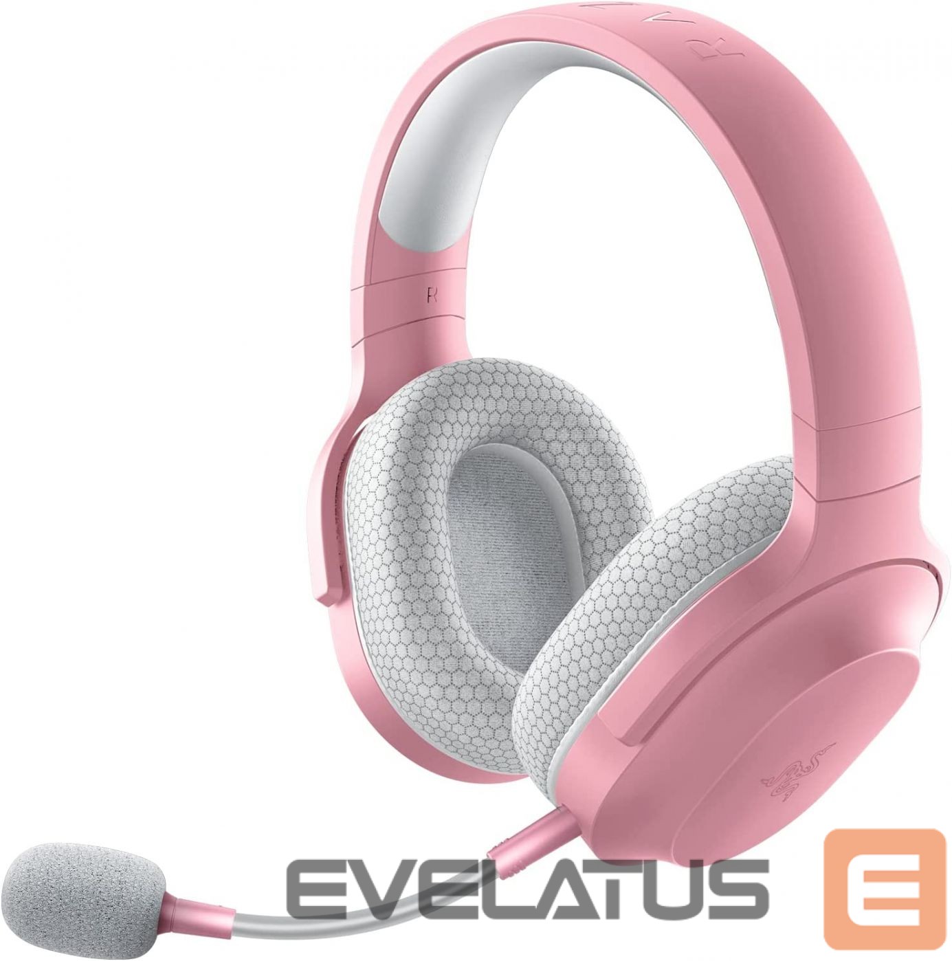 Juhtmevabad kõrvaklapid Razer Gaming Headset Barracuda X (2022) Quartz Pink, Wireless/Wired, On-Ear