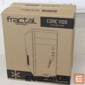 Arvuti korpus Fractal Design  SALE OUT.  Core 1100, Black  CORE 1100 Black, Micro ATX, DAMAGED PACKAGING, Power supply included No 