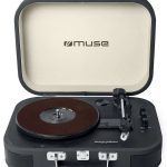 Plaadimängijad Muse  Turntable Stereo System MT-201 DG USB port, AUX in, 2x5 W, Black/Cream 