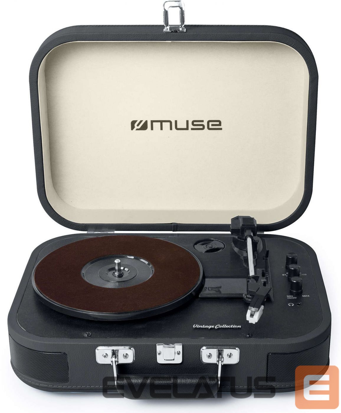 Plaadimängijad Muse Turntable Stereo System MT-201 DG USB port, AUX in, 2x5 W, Black/Cream