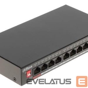 Võrgulülitid DAHUA  Switch||PFS3010-8ET-96-V2|Desktop/pedestal|PoE ports 8|96 Watts|DH-PFS3010-8ET-96-V2 