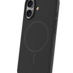 Tagakaaned iLike Apple iPhone 16 Soft Touch Silicone case With Magnetic Black