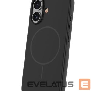 Tagakaaned iLike Apple iPhone 16 Soft Touch Silicone case With Magnetic Black