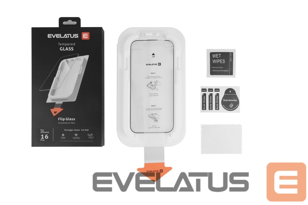 Kaitseklaasid Evelatus Apple iPhone 17 Pro Max Flip Glass Magic Easy Install Box - Screen Protector