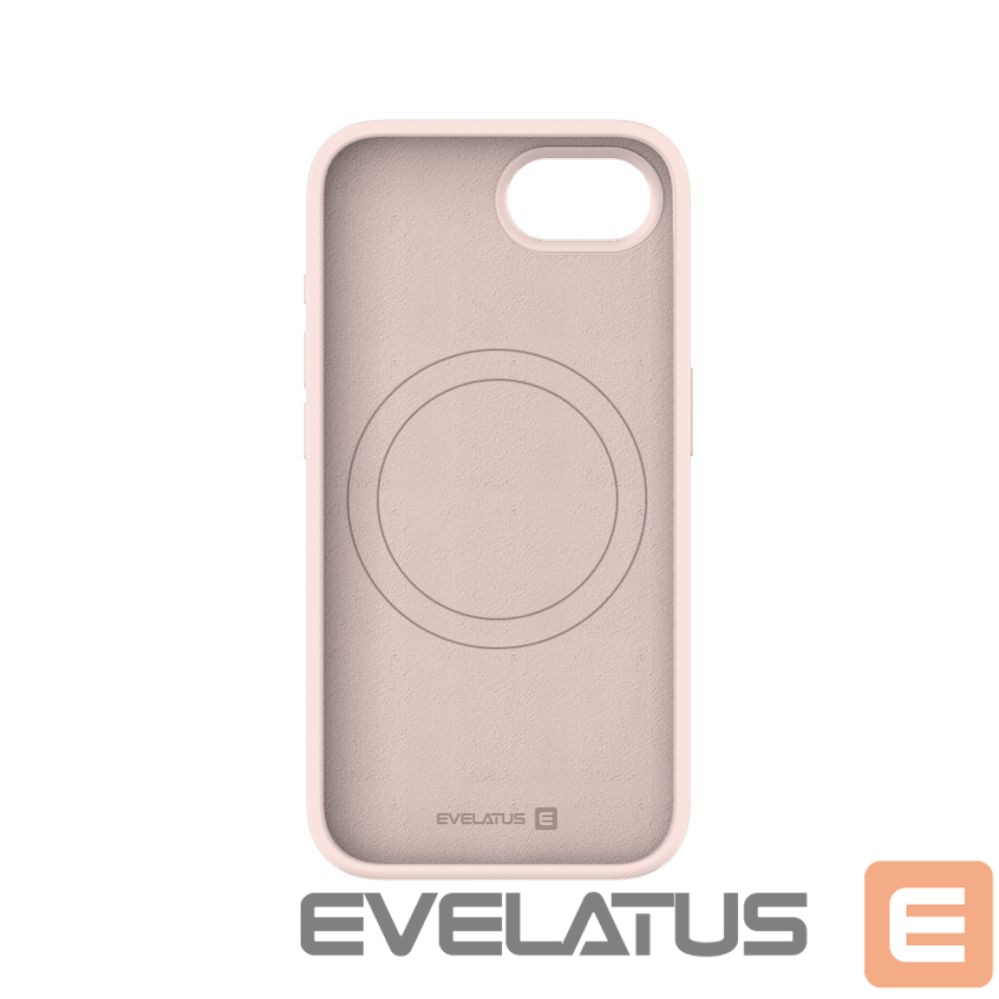 Tagakaaned Evelatus Apple iPhone 17e Premium Magsafe Soft Touch Silicone Case Pink Sand