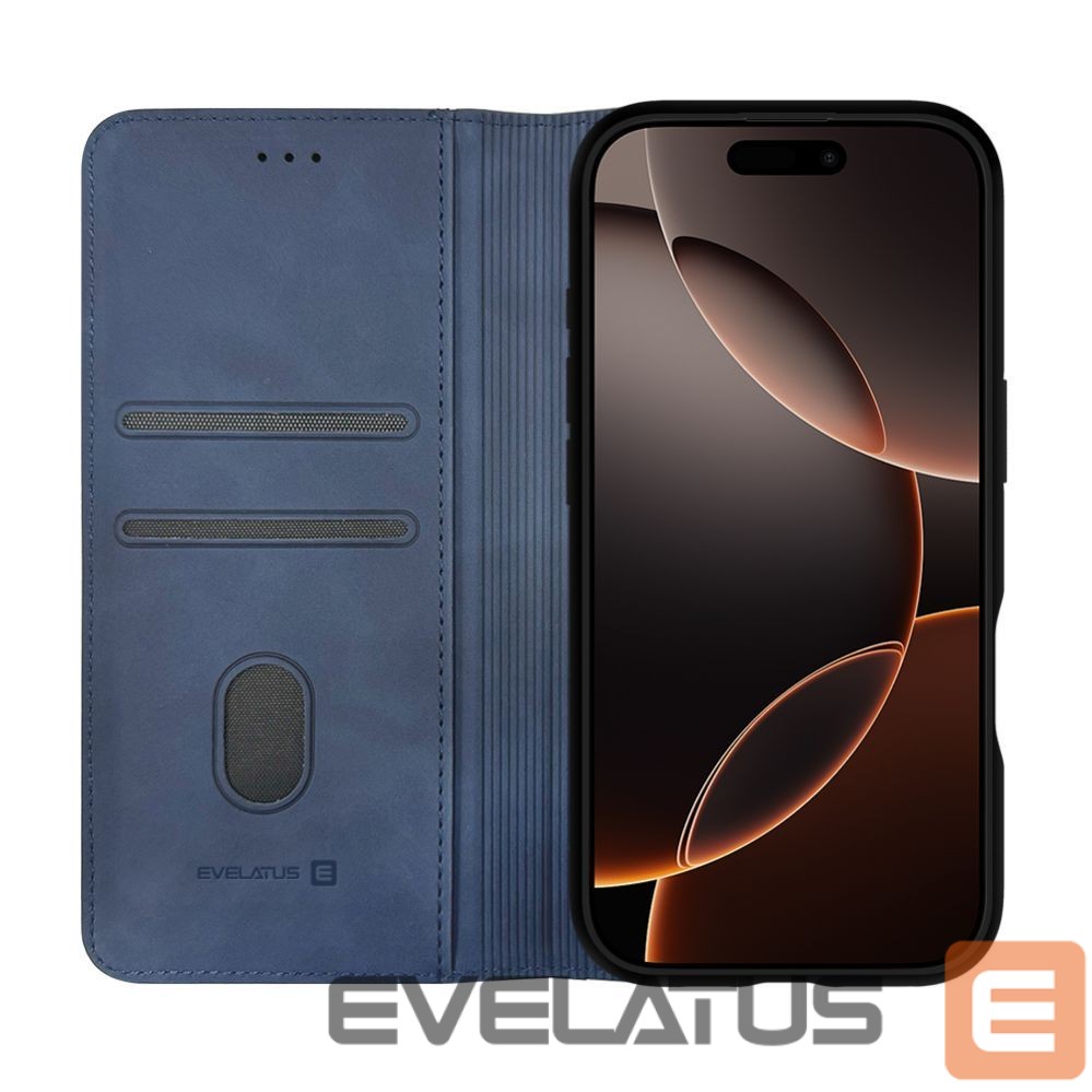 Kaaned - kaaned Evelatus Apple iPhone 17 Book Case Blue