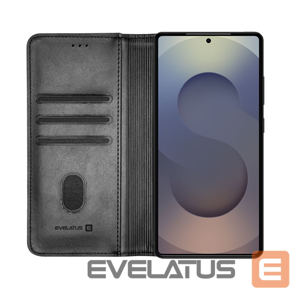Kaaned - kaaned Evelatus Samsung Galaxy S25 Ultra Book Case Folio Black