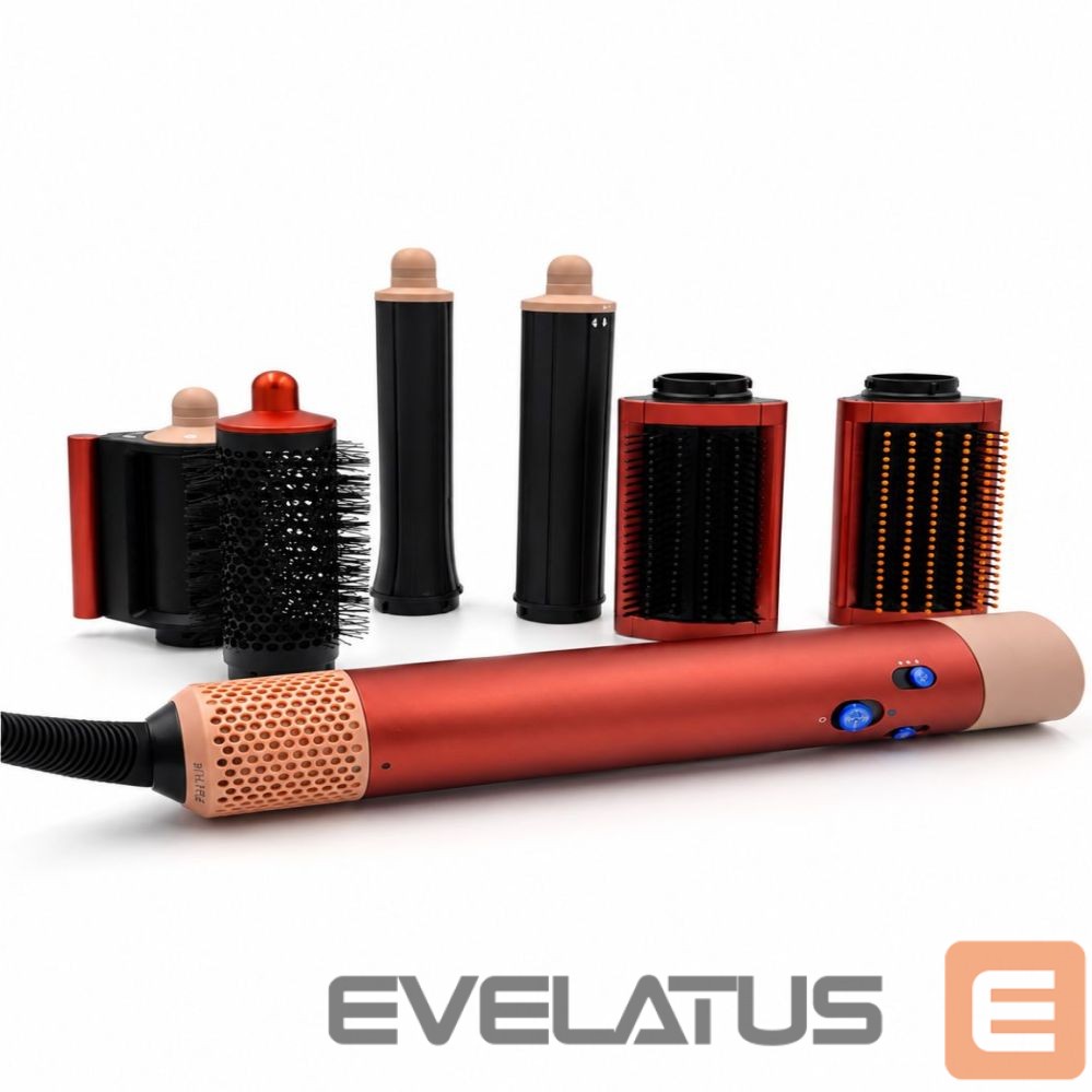 Juuksekujundajad iLike Air Styling System – 6-in-1 Hair Styling Tool Set - Power 1200W Pink