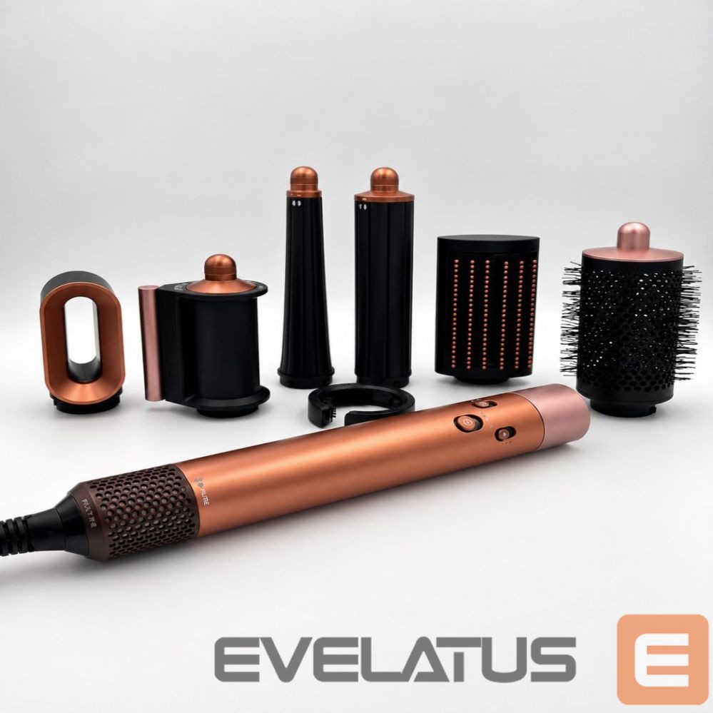 Juuksekujundajad iLike Air Styling System – 6-in-1 Hair Styling Tool Set - Power 1200W Pink