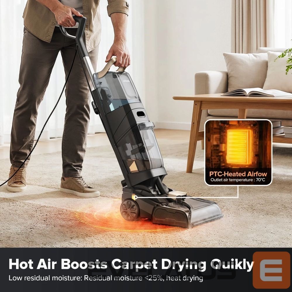 Tolmuimeja Lubluelu X3 Carpet Cleaner with 1000W Motor, Dual Brush System and 2-in-1 Cleaning