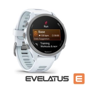 Nutikell Garmin  Forerunner 170 Music, Whitestone with Whitestone/Cloud Blue Band 