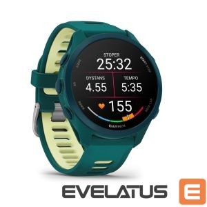 Nutikell Garmin  Forerunner 170 Music, Teal Green with Teal Green/Citron Band 