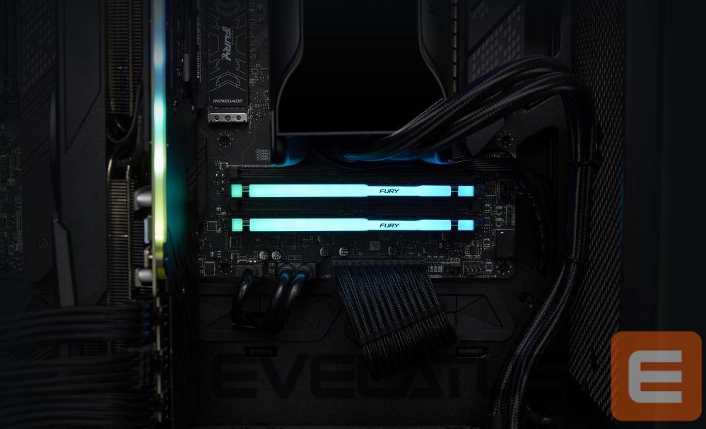 Operatiivmälu DDR4 Kingston Fury Beast 32GB DDR5, 6400 MHz, CL32, 288-Pin, DIMM Kit (16GB x 2)