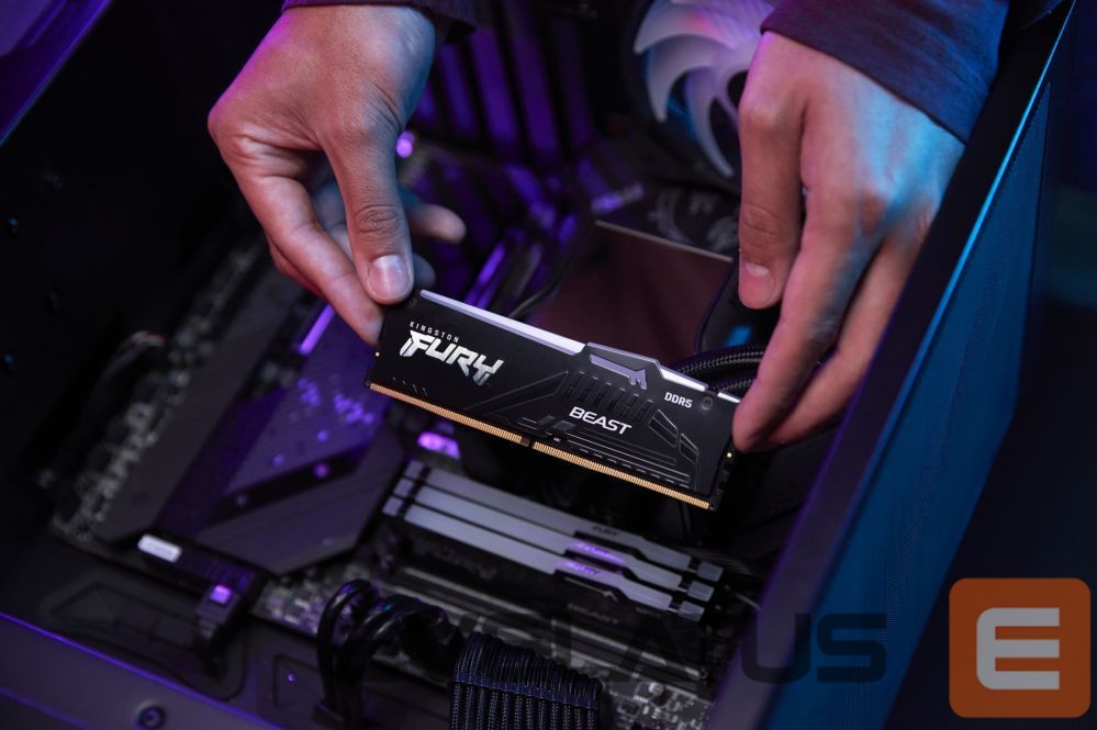 Operatiivmälu DDR4 Kingston Fury Beast 32GB DDR5, 6400 MHz, CL32, 288-Pin, DIMM Kit (16GB x 2)