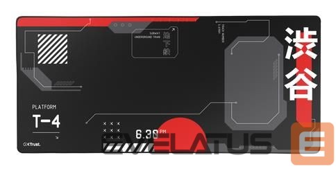 Arvutihiir Trust MOUSE PAD GXT759W XXL/RED/BLACK 25716