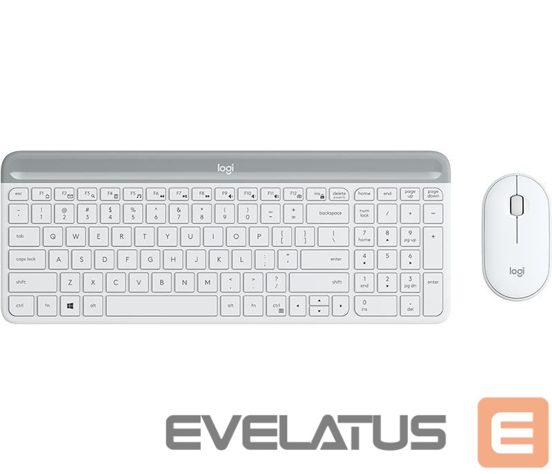 Arvuti klaviatuur Logitech KEYBOARD WRL COMBO MK470/WHITE 920-009205