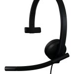 Kõrvaklapid Logitech  HEADSET H570E MONO USB/BLACK 981-001426 