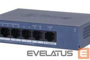 Võrgulülitid DAHUA  Switch||CS4005-4GT-36|Switch type Managed|Switch layer L2|Form factor Desktop/Wall-Mounting|5xRJ-45 ports|RJ-45 Ports Type Gigabit Ethernet (10/100/1000)|5xGigabit Ethernet (copper) ports quantity|Power over Ethernet (PoE) Yes|4xPower over Ethernet (PoE) ports quantity|Total Power over Ethernet (PoE) budget 36 W|CS4005-4GT-36 