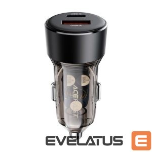 Adaptrid Acefast  Acefast B12 car charger 60W USB-A / USB-C - black 