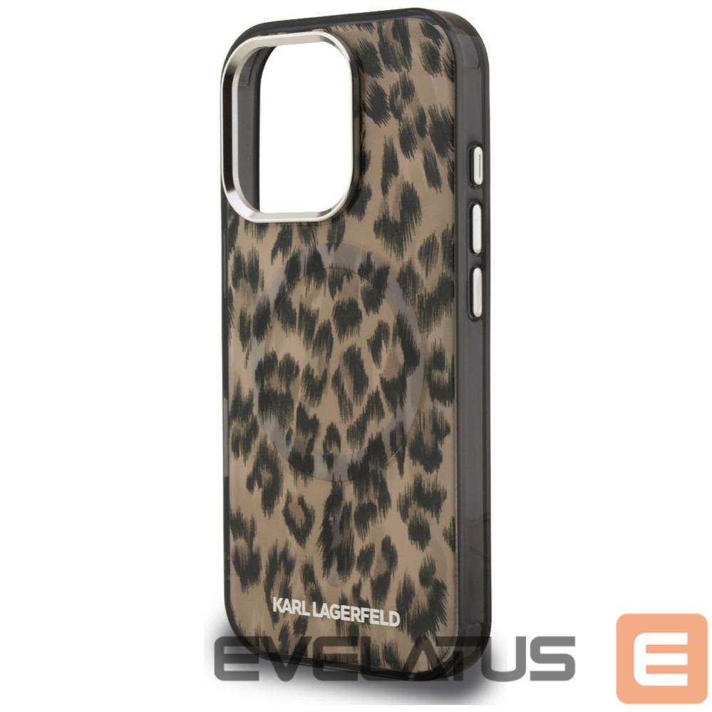 Muud kaubad Karl Lagerfeld Karl Lagerfeld IML Leopard Pattern MagSafe Case for iPhone 16 Pro Max - Brown