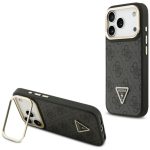 Muud kaubad Guess  Guess 4G PU Triangle Logo & Stand Camera Magsafe Case for iPhone 17 Pro - Black 