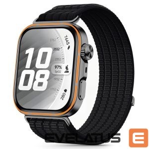 Muud kaubad Tech-Protect  Tech-Protect Nylon Strap for Huawei Watch Fit 3 / 4 / 4 Pro / 5 / 5 Pro - Black 