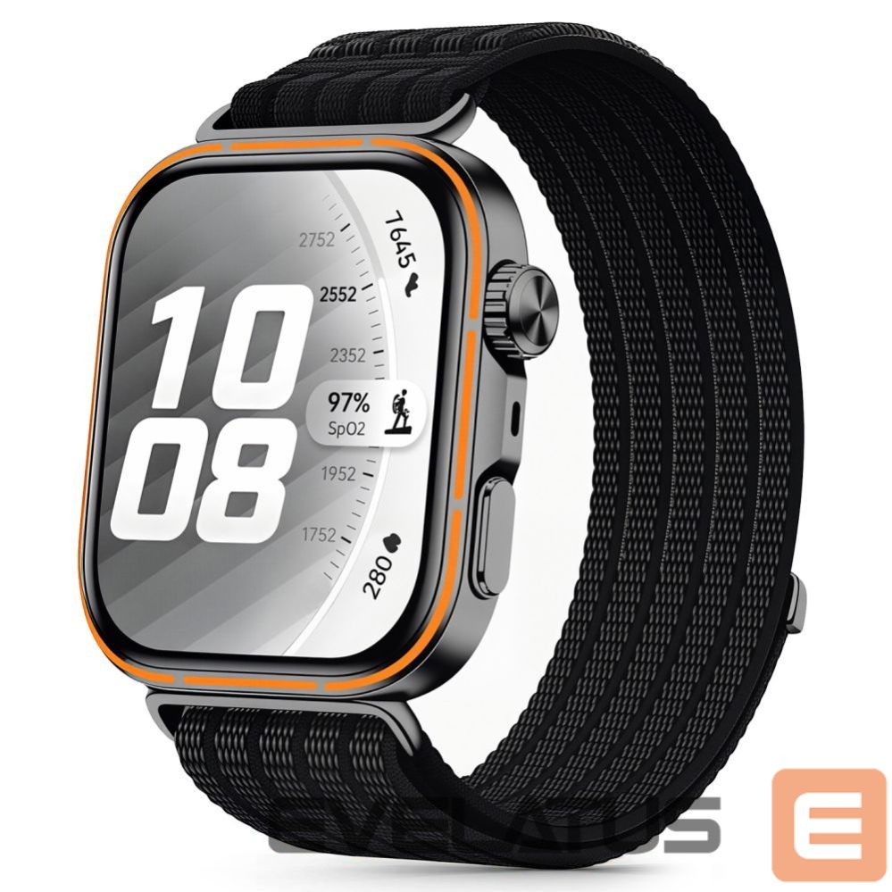 Muud kaubad Tech-Protect Tech-Protect Nylon Strap for Huawei Watch Fit 3 / 4 / 4 Pro / 5 / 5 Pro - Black