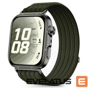 Muud kaubad Tech-Protect  Tech-Protect Nylon Strap for Huawei Watch Fit 3 / 4 / 4 Pro / 5 / 5 Pro - Green 