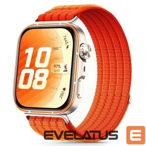 Muud kaubad Tech-Protect  Tech-Protect Nylon Strap for Huawei Watch Fit 3 / 4 / 4 Pro / 5 / 5 Pro - Orange 