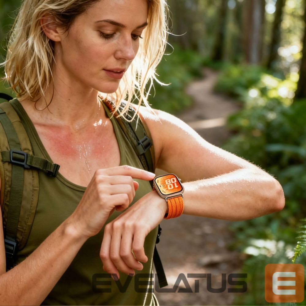 Muud kaubad Tech-Protect Tech-Protect Nylon Strap for Huawei Watch Fit 3 / 4 / 4 Pro / 5 / 5 Pro - Orange