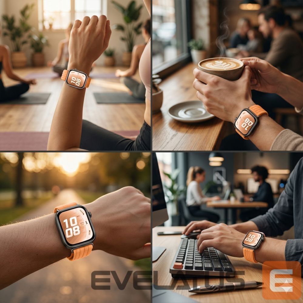 Muud kaubad Tech-Protect Tech-Protect Nylon Strap for Huawei Watch Fit 3 / 4 / 4 Pro / 5 / 5 Pro - Orange