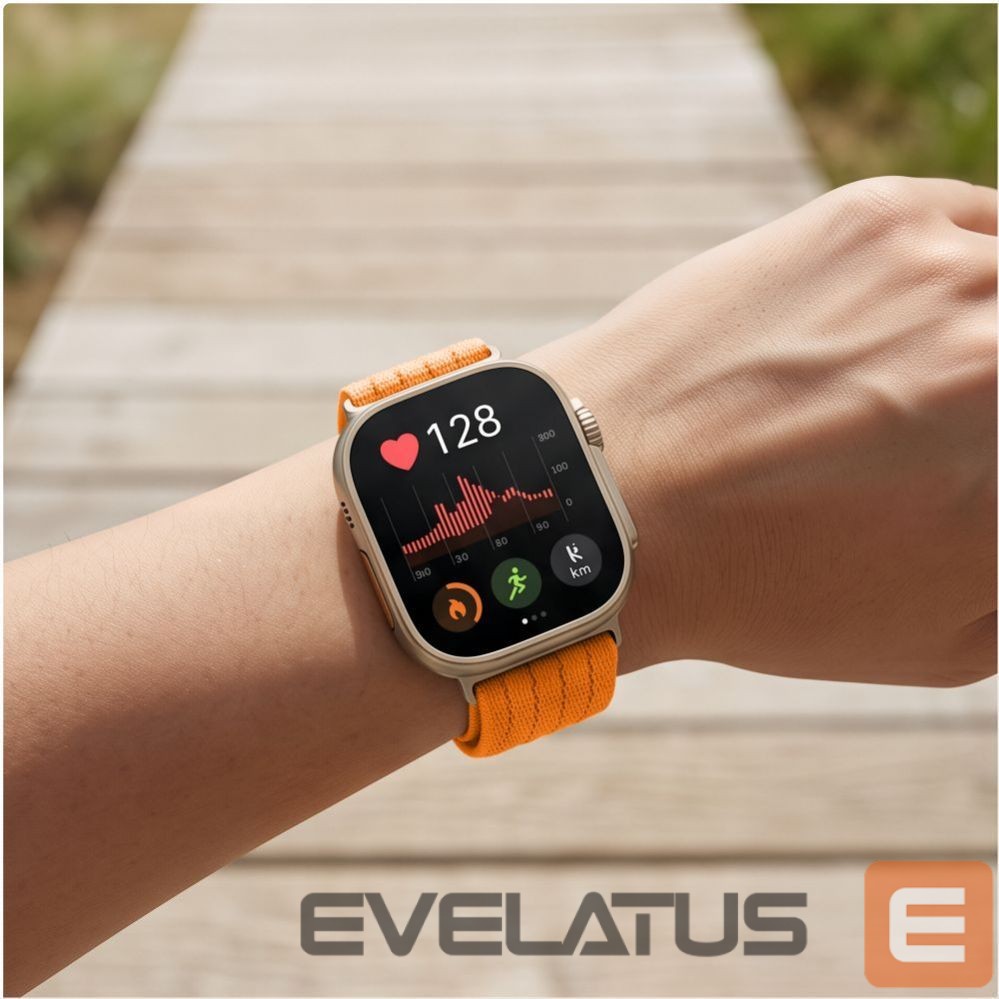 Muud kaubad Tech-Protect Tech-Protect Nylon Strap for Huawei Watch Fit 3 / 4 / 4 Pro / 5 / 5 Pro - Orange