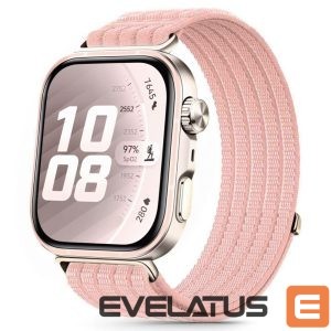 Muud kaubad Tech-Protect  Tech-Protect Nylon Strap for Huawei Watch Fit 3 / 4 / 4 Pro / 5 / 5 Pro - Pink 
