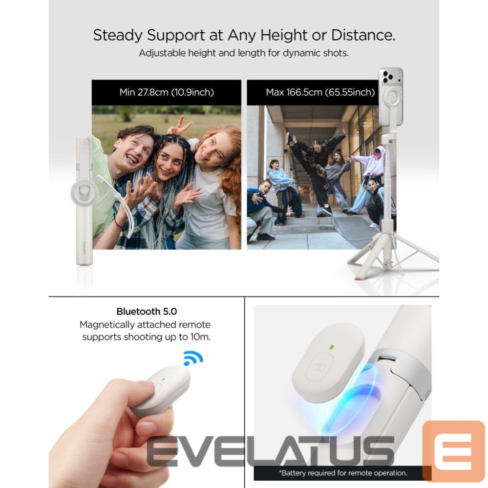 Muud kaubad Spigen Spigen S582W Bluetooth Selfie Stick - Beige