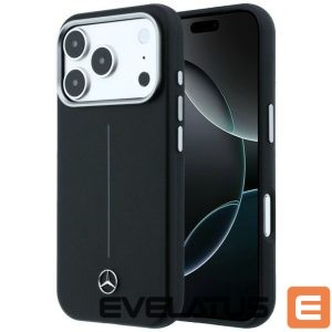 Muud kaubad Mercedes-Benz  Mercedes Leather Semi Wrap Iconic Line MagSafe Case for iPhone 17 Pro Max - Black 