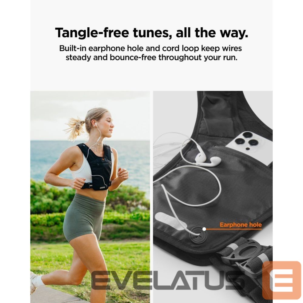 Muud kaubad Spigen Spigen A720 Dynamic Shield Running Vest L-XL - Black
