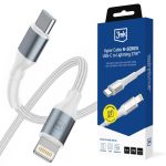 Muud kaubad 3MK  3mk Hyper Cable N-SERIES USB-C / Lightning 2m PD 3.0 9V / 3A 27W - white 