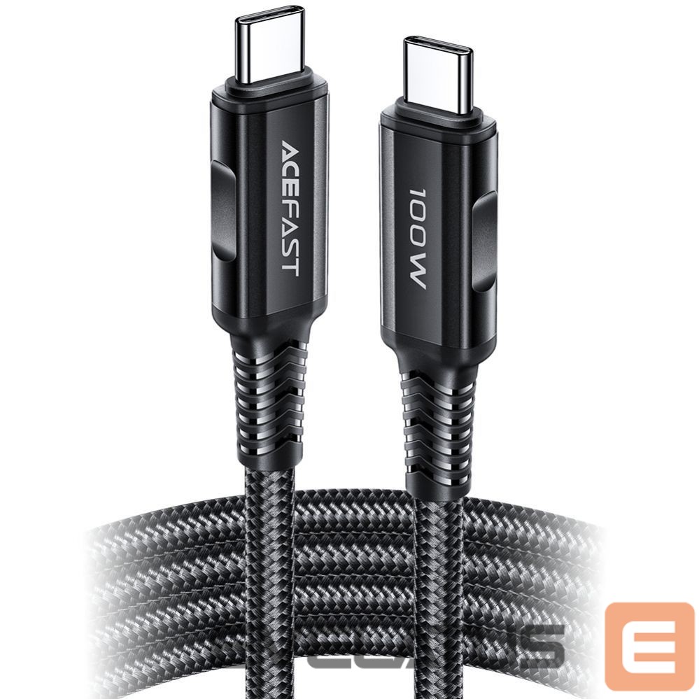Kaabel Acefast Acefast C4-03 Black USB-C - USB-C PD QC cable 100W 5A 480Mb/s 2m - black