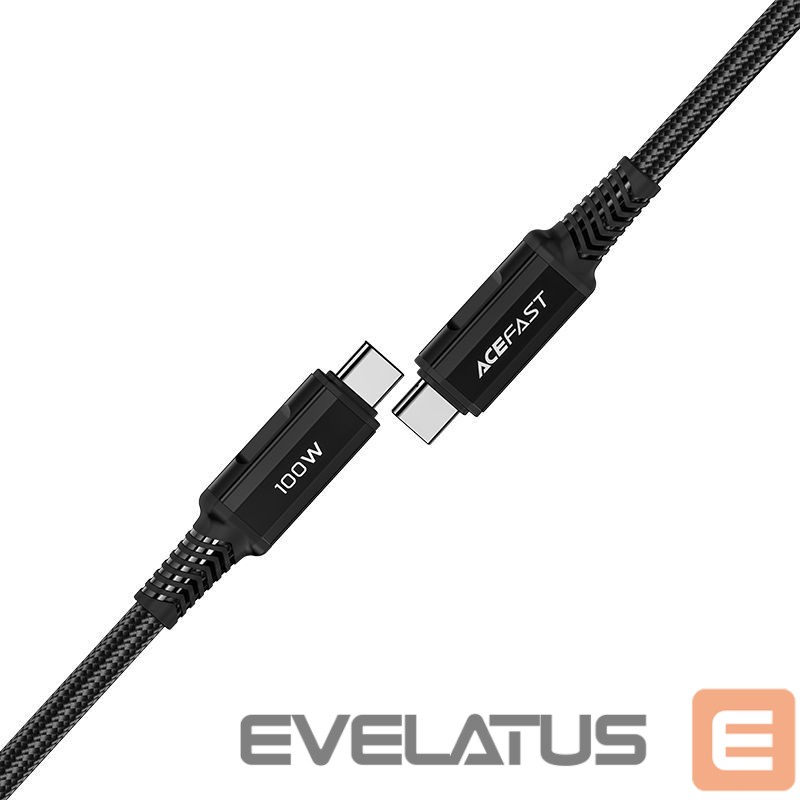 Kaabel Acefast Acefast C4-03 Black USB-C - USB-C PD QC cable 100W 5A 480Mb/s 2m - black