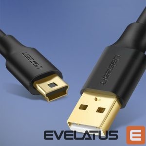 Kaabel Ugreen  5 pin gold-plated USB cable - mini USB 0.5m black (US132) 