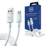 Kaabel 3MK  3MK Hyper Cable USB-A to USB-C 5A 60W 1.2m biały/white kabel 