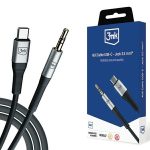 Kaabel 3MK  3MK Kabel AUX USB-C - Jack 3,5 mm 1m 