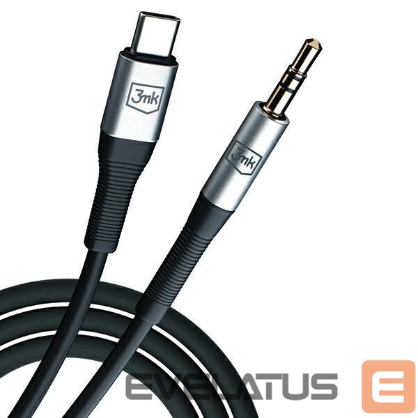 Kaabel 3MK 3MK Kabel AUX USB-C - Jack 3,5 mm 1m