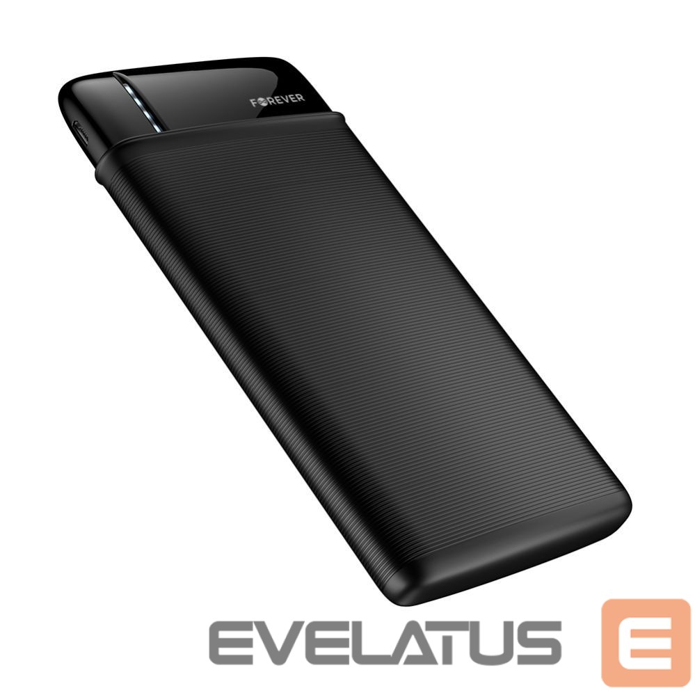 Väline aku Forever Forever power bank TB-100M 10000 mAh black