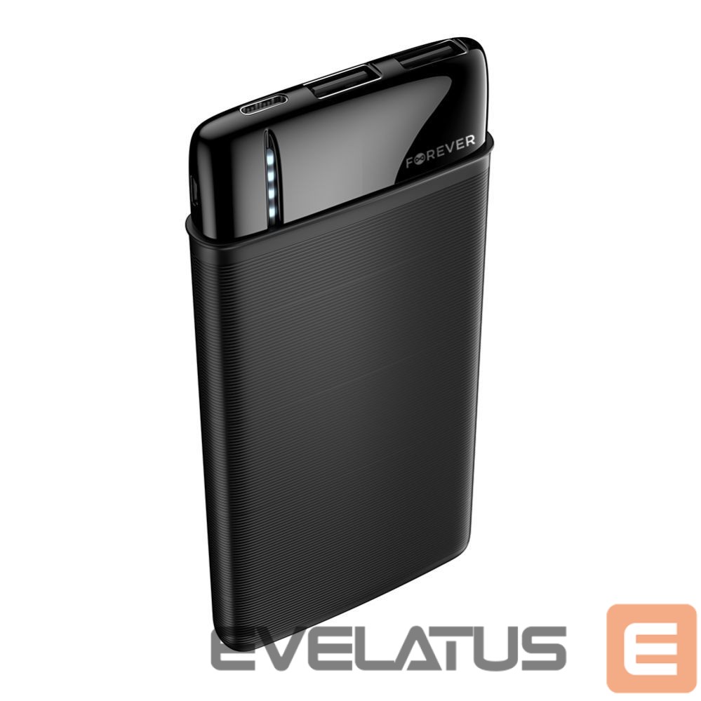 Väline aku Forever Forever power bank TB-100M 10000 mAh black